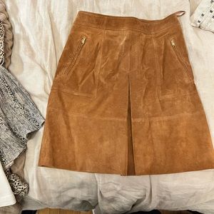 Loft Suede Pencil Skirt Size 8